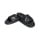 adidas Badeschuhe Adilette TND (Klettverschluss, Cloudfoam Zwischensohle) schwarz/weiss/grau